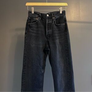 Agolde: 90s Straight Cropped Denim